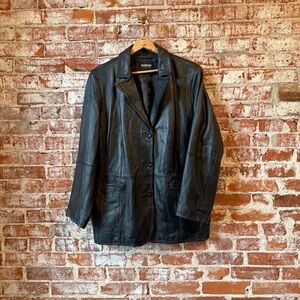 Women’s Black Leather Jacket